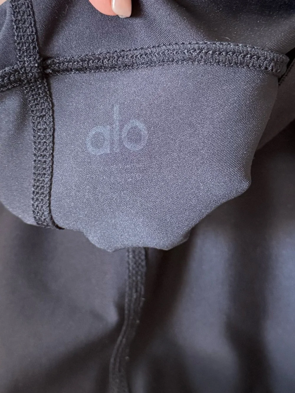 Alo Yoga High-Waist Rider Shorts Black Size XS